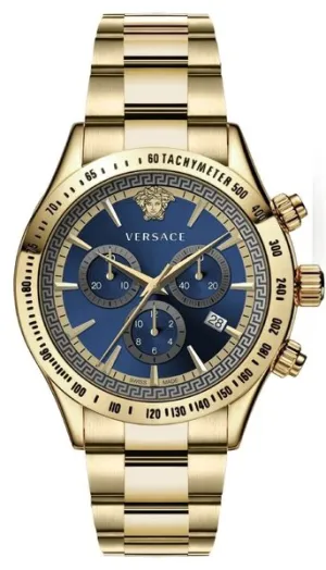 Versace Chronograph Blue Dial Classic Men's Watch VEV700619