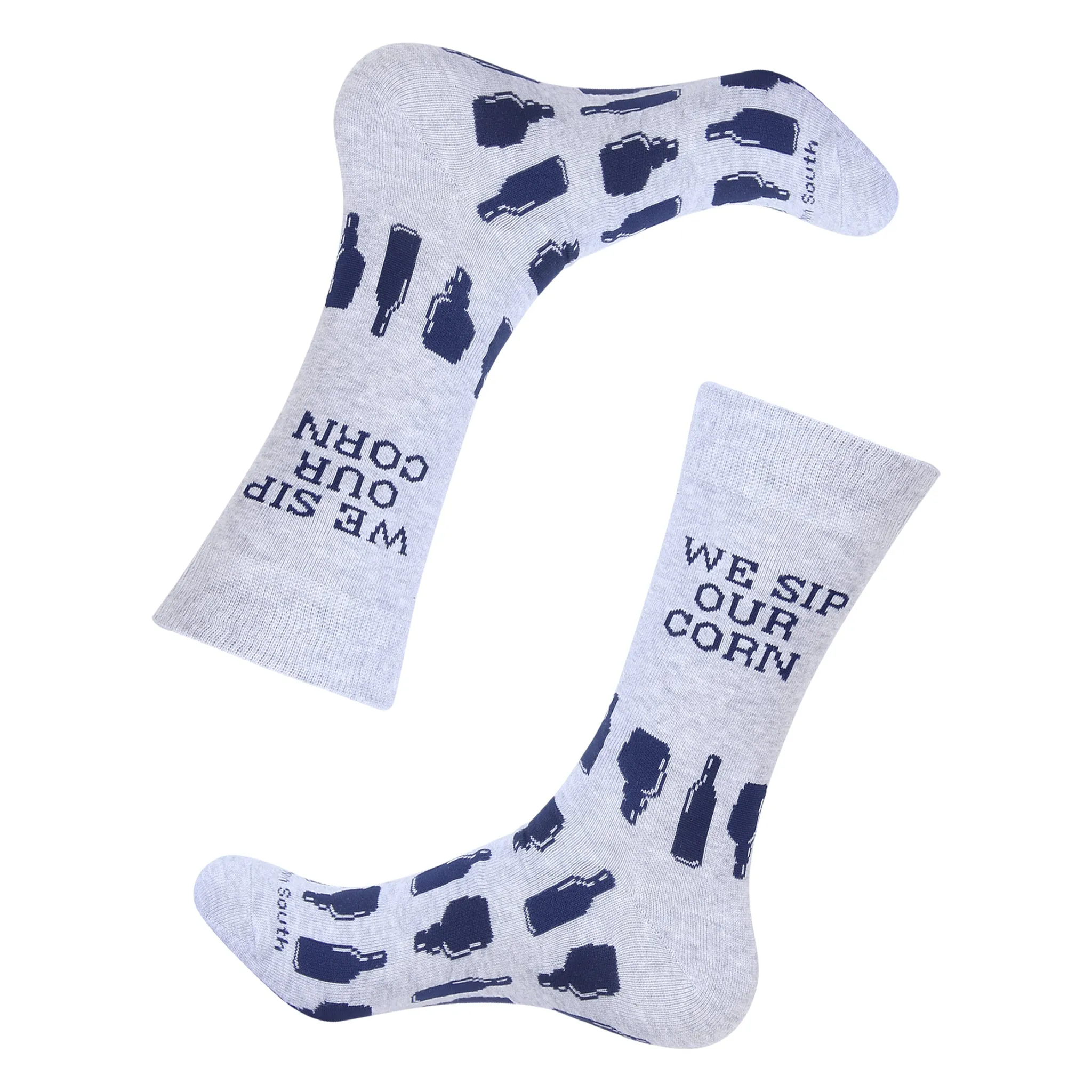 We Sip Our Corn Bourbon Socks