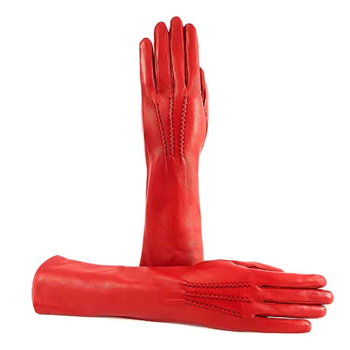 Women’s basic nappa  leather gloves 6 BT and cashmere lining