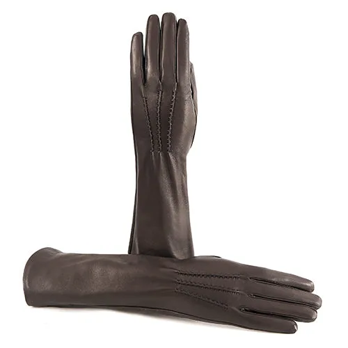 Women’s basic nappa  leather gloves 6 BT and cashmere lining