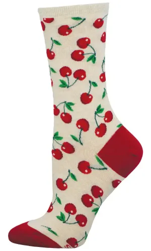 Women's SockSmith Absolutely Cherry Socks  Cute, Fun, and Fruity